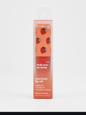 the Crème Shop Luscious Lip Oil -  Strawberry